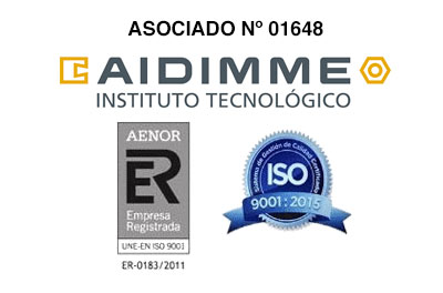 Certificado AIDIMME — Instituto Tecnológico