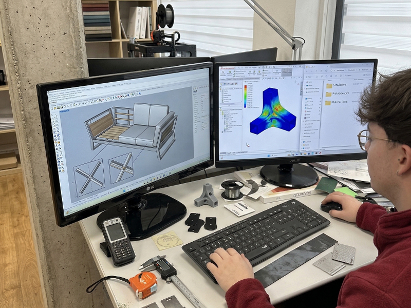 Desarrollo de producto con prototipado 3D en Muebles Romero